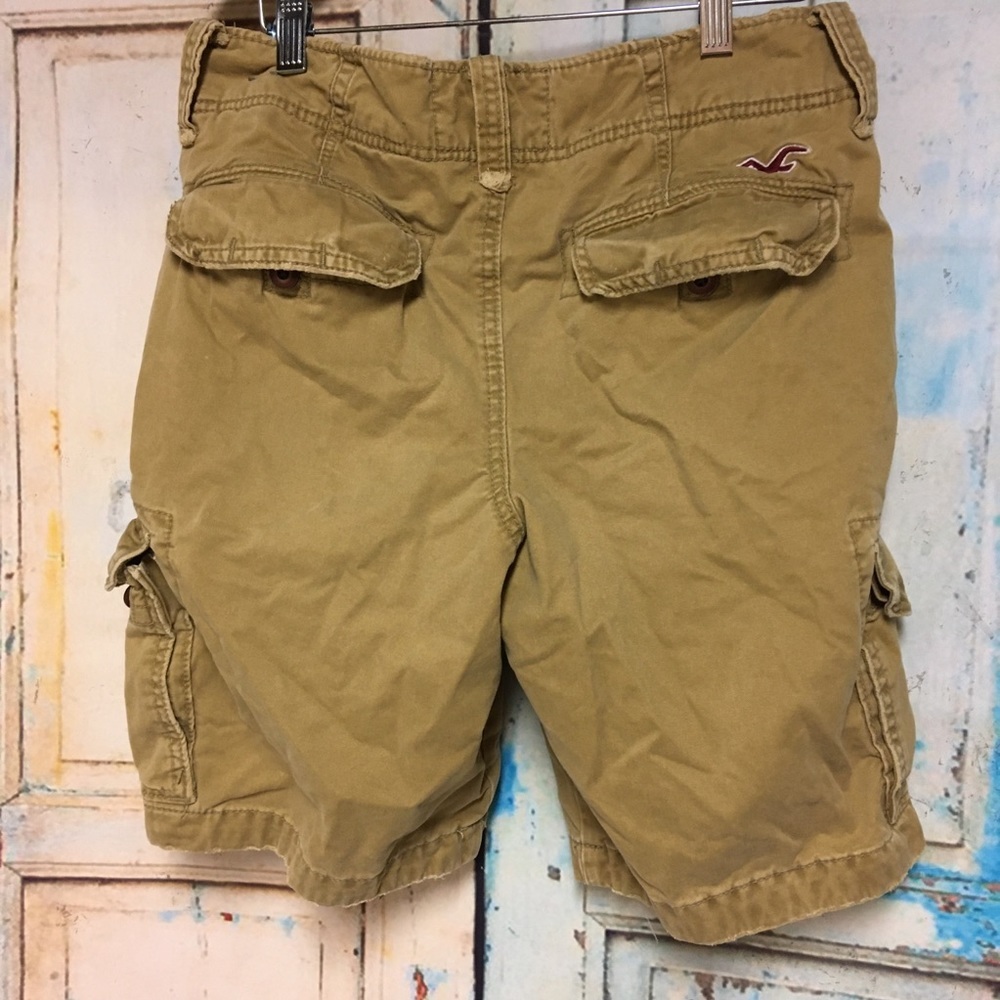 Vintage Hollister Khaki Cargo Shorts 28 - Picture 5 of 7
